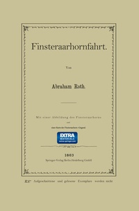 Enlarge image Cover: Finsteraarhornfahrt - Springer