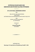 Cover: Entwicklungsstadien des Rheinisch-Deutschen Kaltblutpferdes - Springer