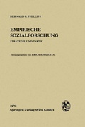 Cover: Empirische Sozialforschung - Springer