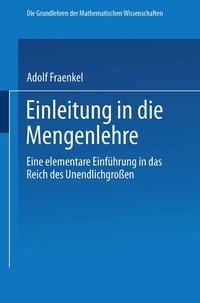 Abbildung von: Einleitung in die Mengenlehre - Springer