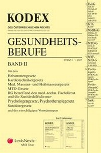 Abbildung von: KODEX Gesundheitsberufe II - LexisNexis ARD ORAC