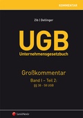 Cover: UGB Unternehmensgesetzbuch Kommentar - Band 1/Teil 2 - LexisNexis Verlag ARD ORAC GmbH