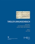 Cover: Tiroler Urkundenbuch. Abteilung II: Die Urkunden zur Geschichte des Inn-, Eisack- und Pustertals - Universit&auml;tsverlag Wagner