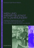 Cover: Wien und Wiener Neustadt im 15. Jahrhundert - Studien Verlag