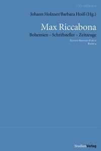 Enlarge image Cover: Max Riccabona - Studien Verlag