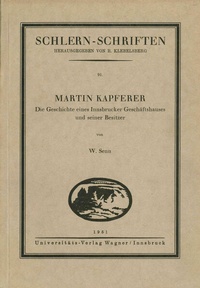 Enlarge image Cover: Martin Kapferer - Universitätsverlag Wagner