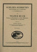Cover: Telfer Buch - Universit&auml;tsverlag Wagner