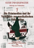 Cover: S&auml;tze und Gegens&auml;tze - Beitr&auml;ge zur Volkskultur - Weishaupt, H