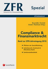 Abbildung von: ZFR Spezial - Compliance & Finanzmarktrecht 2010 - LexisNexis ARD ORAC