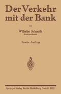 Cover: Der Verkehr mit der Bank - Springer