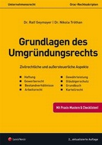 Abbildung von: Unternehmensrecht - Grundlagen des Umgründungsrechts - LexisNexis ARD ORAC