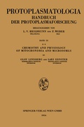 Cover: Chemistry and Physiology of Mitochondria and Microsomes - Springer