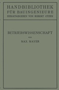 Cover: Betriebswissenschaft - Springer