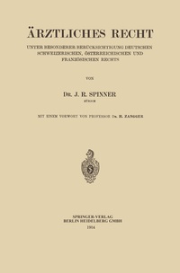 Abbildung von: Ärztliches Recht - Springer