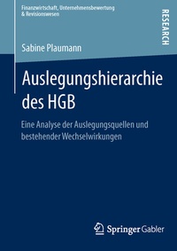 Abbildung von: Auslegungshierarchie des HGB - Springer Gabler