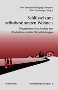 Cover: Schl&uuml;ssel zum selbstbestimmten Wohnen - Studien Verlag