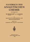 Cover: Elemente der Sechsten Hauptgruppe - Springer