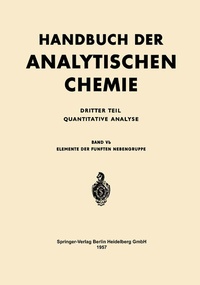 Abbildung von: Elemente der Fünften Nebengruppe - Springer