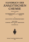 Cover: Elemente der Achten Nebengruppe - Springer