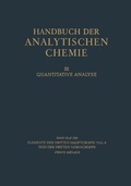 Cover: Elemente der dritten Hauptgruppe Teil II und der dritten Nebengruppe - Springer