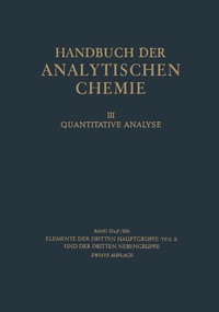 Abbildung von: Elemente der dritten Hauptgruppe Teil II und der dritten Nebengruppe - Springer