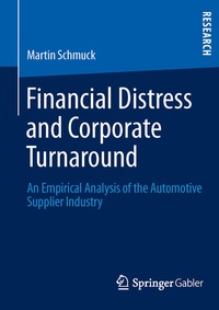 Abbildung von: Financial Distress and Corporate Turnaround - Springer Gabler