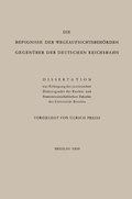 Cover: Die Befugnisse der Wegeaufsichtsbeh&Ouml;rden Gegen&Uuml;ber der Deutschen Reichsbahn - Springer