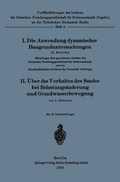 Cover: Die Anwendung dynamischer Baugrunduntersuchungen - Springer