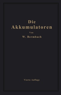 Abbildung von: Die Akkumulatoren - Springer