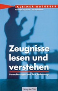 Cover: Zeugnisse lesen und verstehen - &Ouml;GB Verlag