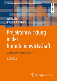 Abbildung von: Projektentwicklung in der Immobilienwirtschaft - Springer Vieweg