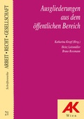 Cover: Ausgliederungen aus dem &ouml;ffentlichen Bereich. - &Ouml;GB Verlag