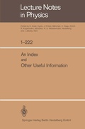 Cover: An Index and Other Useful Information - Springer