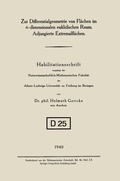 Bild: Zur Differentialgeometrie von Fl&auml;chen im n-dimensionalen euklidischen Raum. Adjungierte Extremalfl&auml;chen - Springer