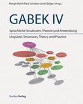 Cover: GABEK IV - Studien Verlag