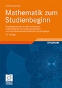 Cover: Mathematik zum Studienbeginn - Vieweg+Teubner Verlag