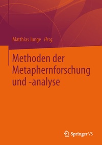 Enlarge image Cover: Methoden der Metaphernforschung und -analyse - Springer VS