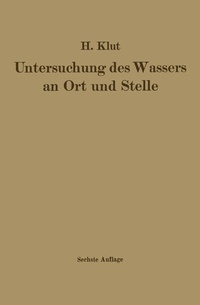 Abbildung von: Untersuchung des Wassers an Ort und Stelle - Springer