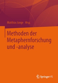 Enlarge image Cover: Methoden der Metaphernforschung und -analyse - Springer VS