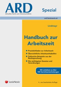 Enlarge image Cover: Handbuch zur Arbeitszeit - LexisNexis Verlag ARD ORAC GmbH