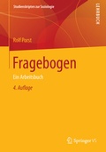 Cover: Fragebogen - Springer VS