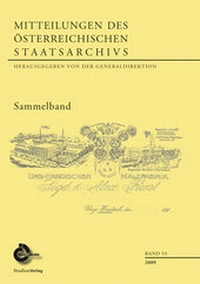 Abbildung von: Mitteilungen des Österreichischen Staatsarchivs, Band 53 - Studien Verlag