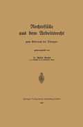 Cover: Rechtsf&auml;lle aus dem Arbeitsrecht - Springer