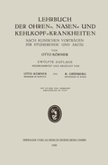 Cover: Lehrbuch der Ohren-, Nasen- und Kehlkopf-Krankheiten - J.F. Bergmann-Verlag