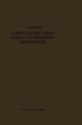 Cover: Lehrbuch der Ohren-, Nasen- und Kehlkopf-Krankheiten - J.F. Bergmann-Verlag