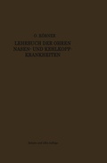 Cover: Lehrbuch der Ohren-, Nasen- und Kehlkopf-Krankheiten - J.F. Bergmann-Verlag