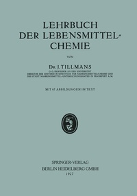 Abbildung von: Lehrbuch der Lebensmittel-Chemie - J.F. Bergmann-Verlag
