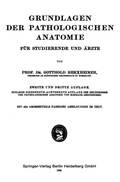 Cover: Grundlagen der Pathologischen Anatomie - J.F. Bergmann-Verlag