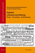 Cover: Digitale Literaturvermittlung - Studien Verlag