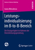 Cover: Leistungsindividualisierung im B-to-B-Bereich - Springer Gabler